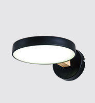 Cornelia Scandinavian Slim Round Shaped Wall Lamp