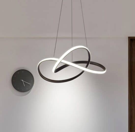 ÓLAFUR Circular Curved Lines Pendant Light