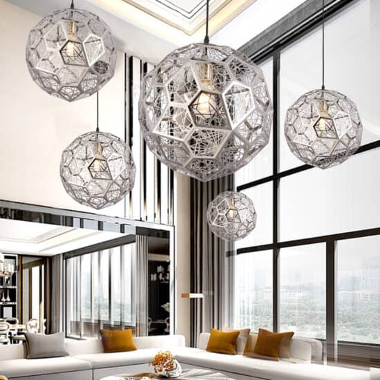 Eldone Modern Sophisticated Web Pendant Lamp