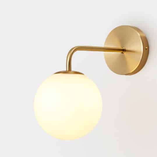 Giorbor Dimpled and Smooth Hanging Ball Wall Lamp