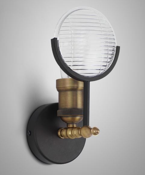 Jacquan Old-Jeep Headlights Wall Lamp