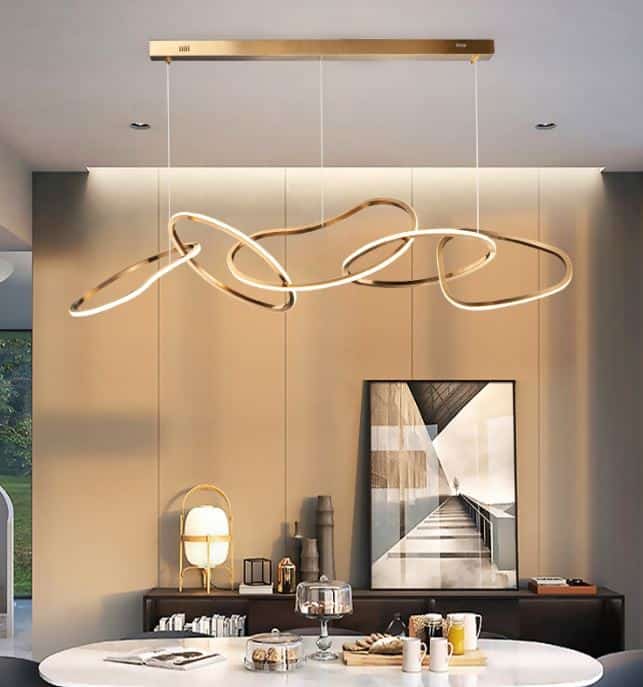 Karolina Elegant Looped Rings Pendant Lamps