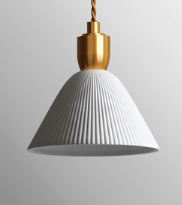 Langley Porcelain Bottle Pendant Lamp