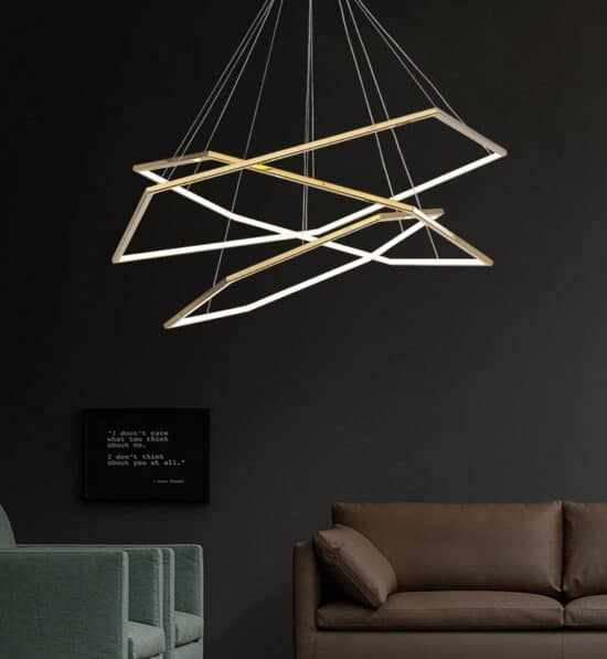 Laguuse Polygonal Large Rings Pendant Lamp