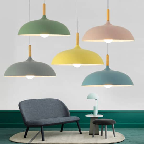 Gudmunno Scandinavian Lollipop Dome Pendant Lamp