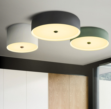 Marit Modern Soft Drum Shade Ceiling Light