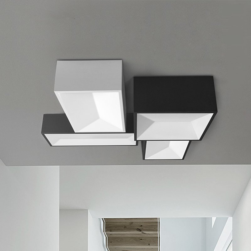 KAJSA Personalized Rectangle Box Ceiling Lamp