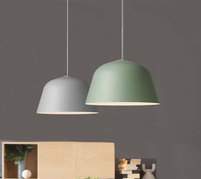 Saucomi Pastel Palette Sleek Tent Pendant Lamp