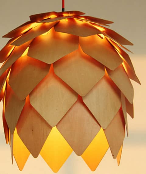 TYKO Tiki Pinecone Lamp