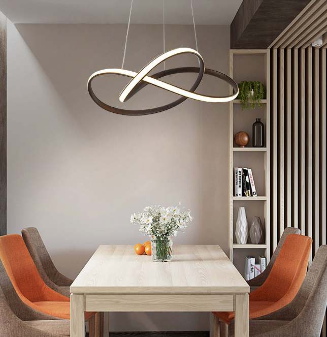 Unna Artistic Circular Wave Pendant Light