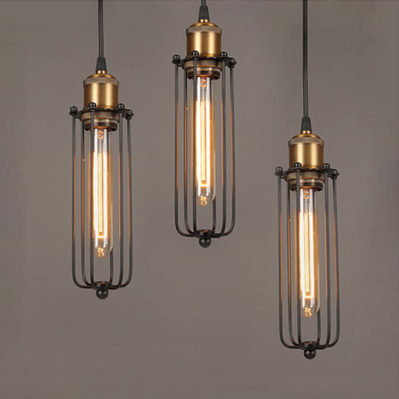 Vindican Long Cage Pendant Lamp