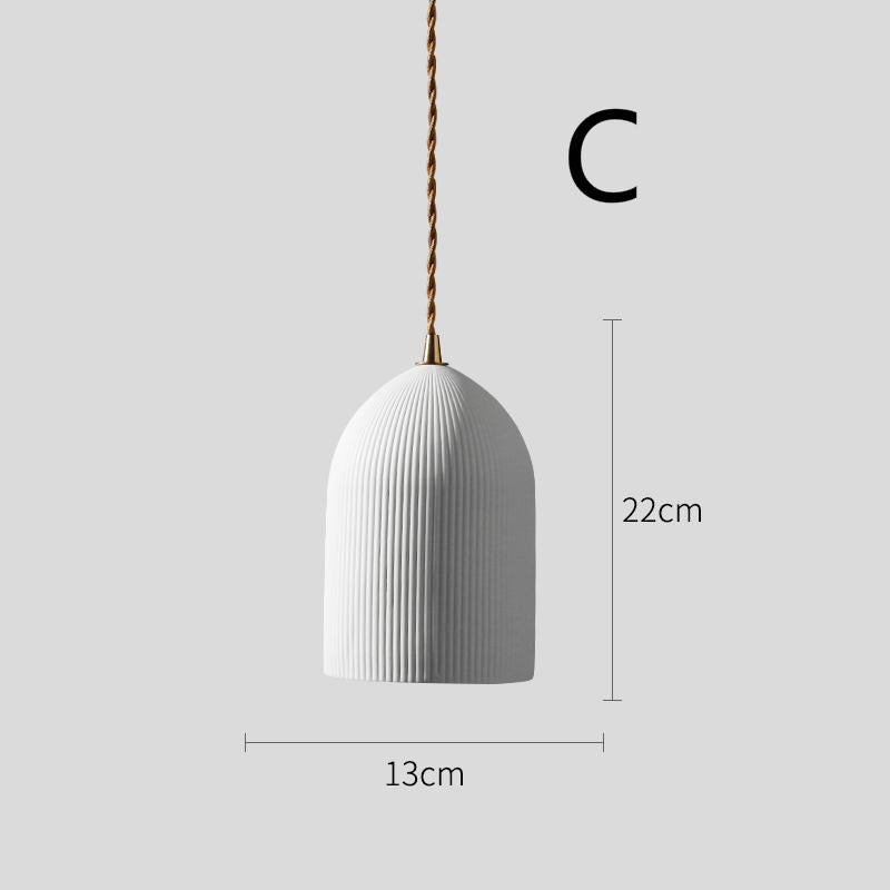 LED New Modern Simple Ceramic Pendant Light