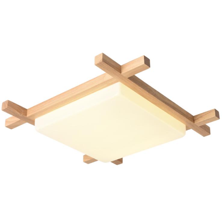 LED Japanese Style Design Wood Ceiling Light