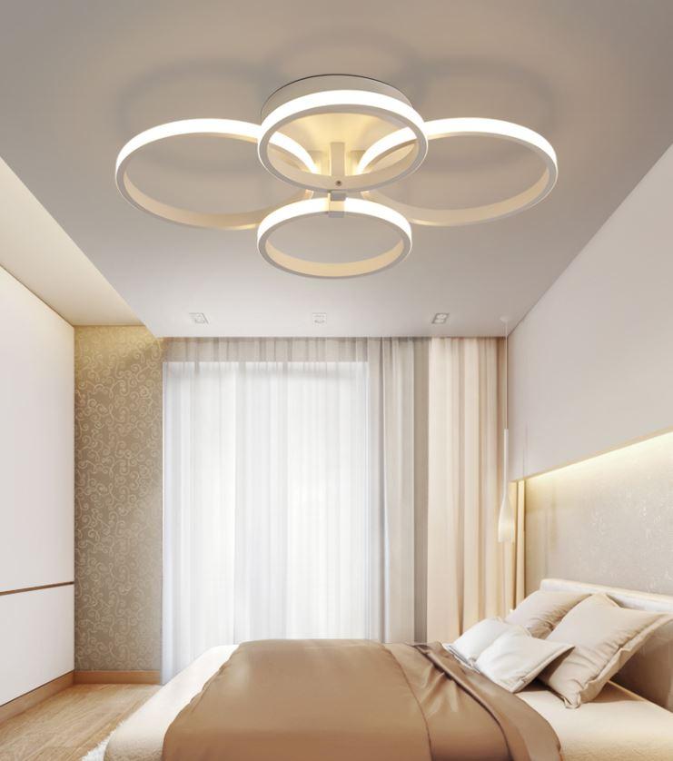 Modern Multi-Circle LED Ceiling Light for Living Room