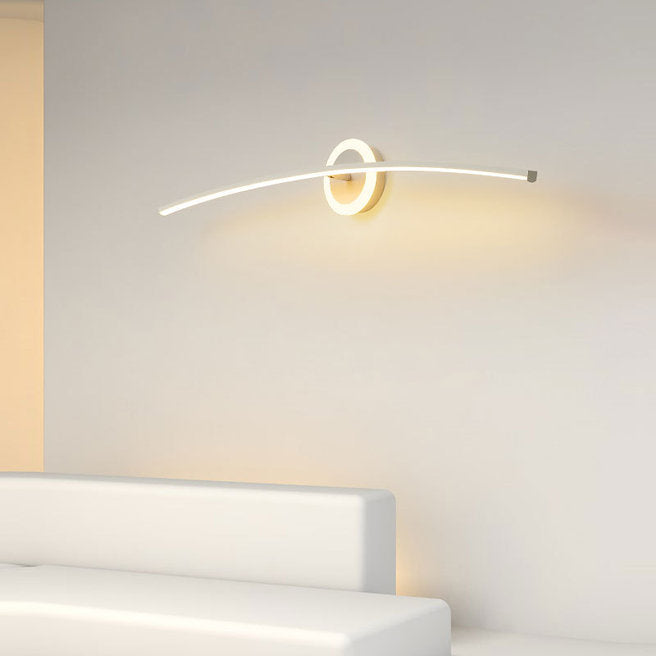 LED Curvy Style Modern Wall Light