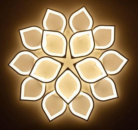 LED Acrylic Lotus Design Ceiling Light