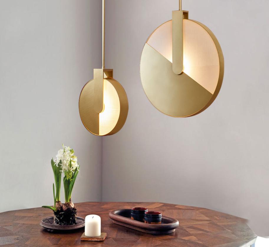 LED Semi-Circle Modern Creative Pendant Light