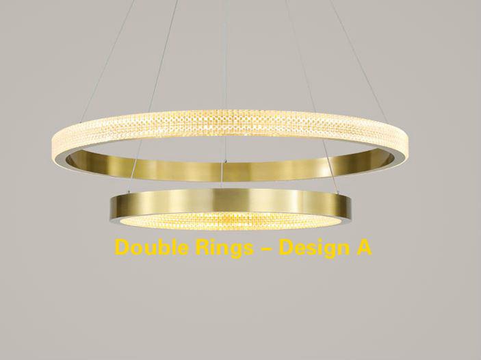 LED Circle Rings Pendant Chandelier