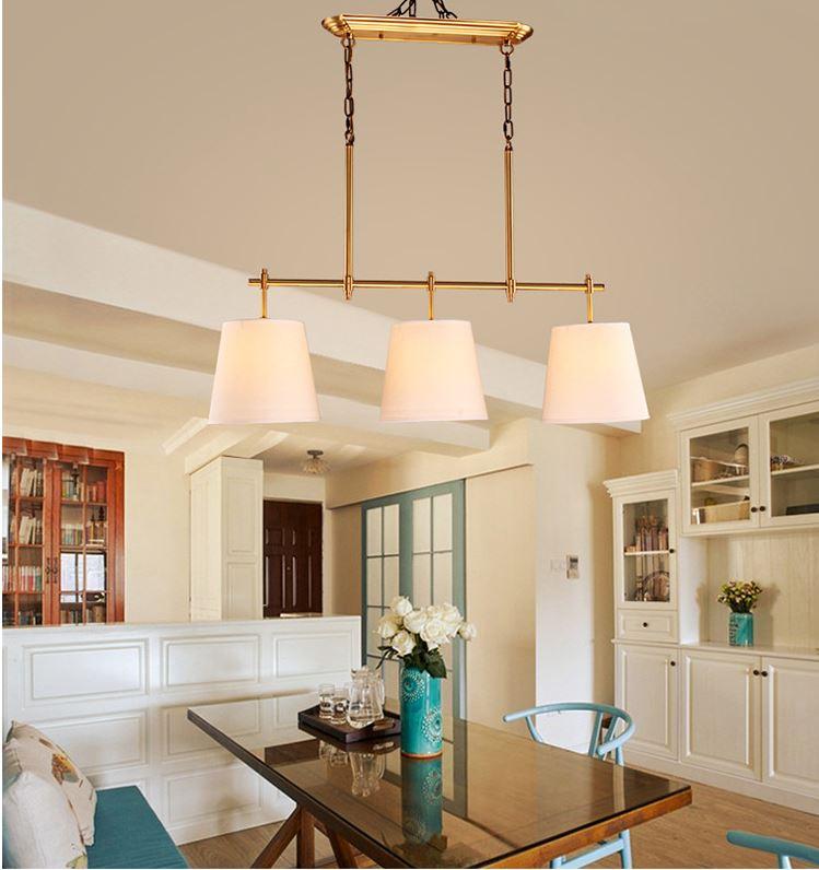 LED Cloth American Country Design Pendant Chandelier