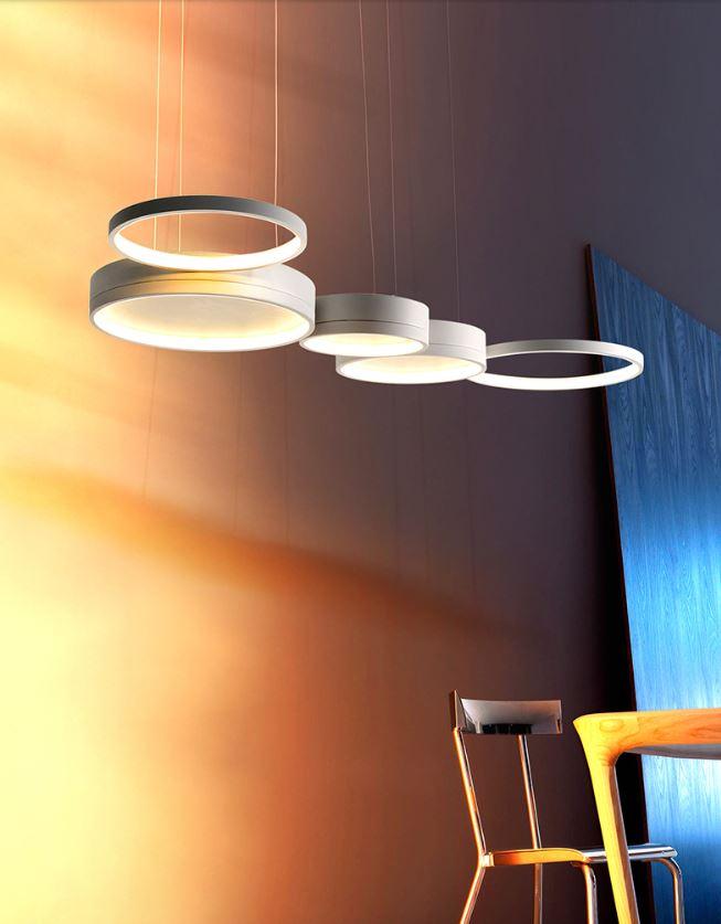 LED Postmodern Circle Pendant Light