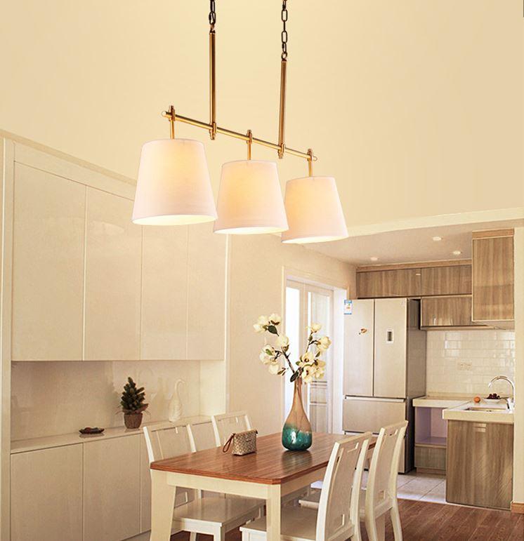 LED Cloth American Country Design Pendant Chandelier