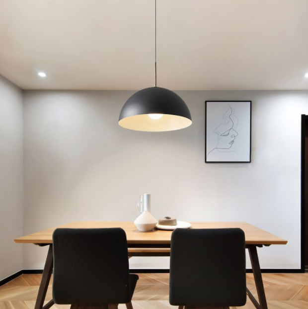 LED North European Simple Modern Semi-sphere Pendant Light