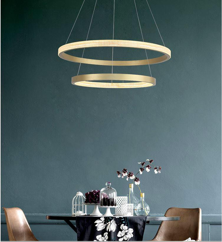 LED Circle Rings Pendant Chandelier