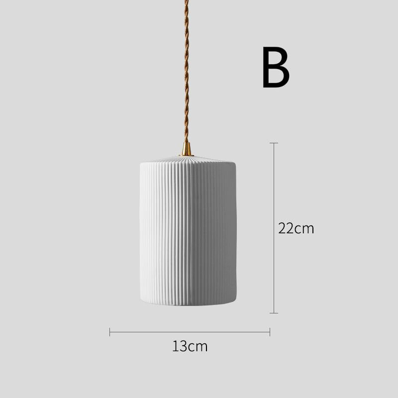 LED New Modern Simple Ceramic Pendant Light