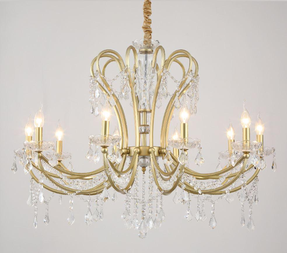 LED Crystal British Chandelier