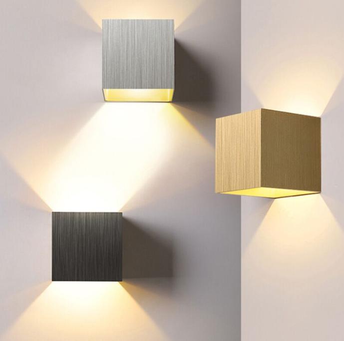 LED Cube Wall Light