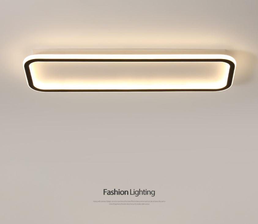 LED Simple Modern Ceiling Light Black+White 2