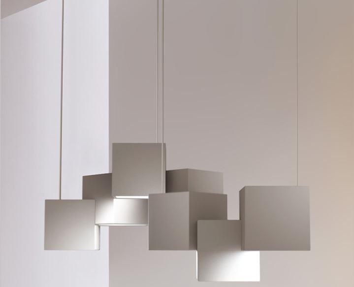 LED Rubik's Cube Chandelier Pendant Light