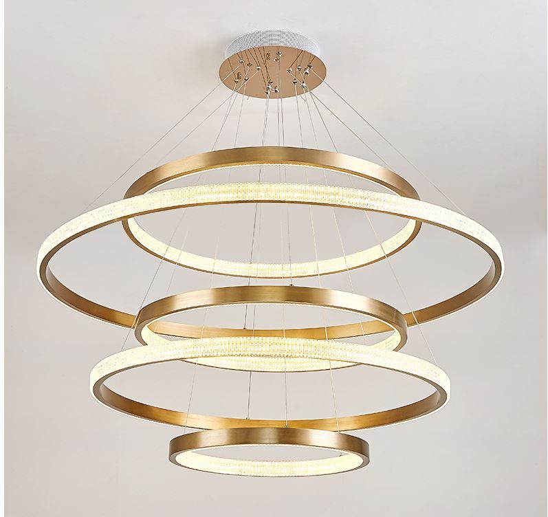 LED Circle Rings Pendant Chandelier