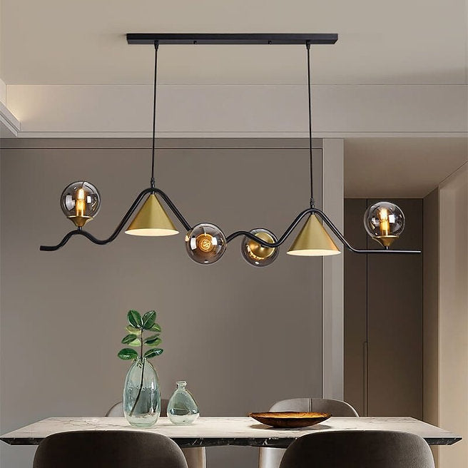 LED New Modern Wave Style Pendant Light