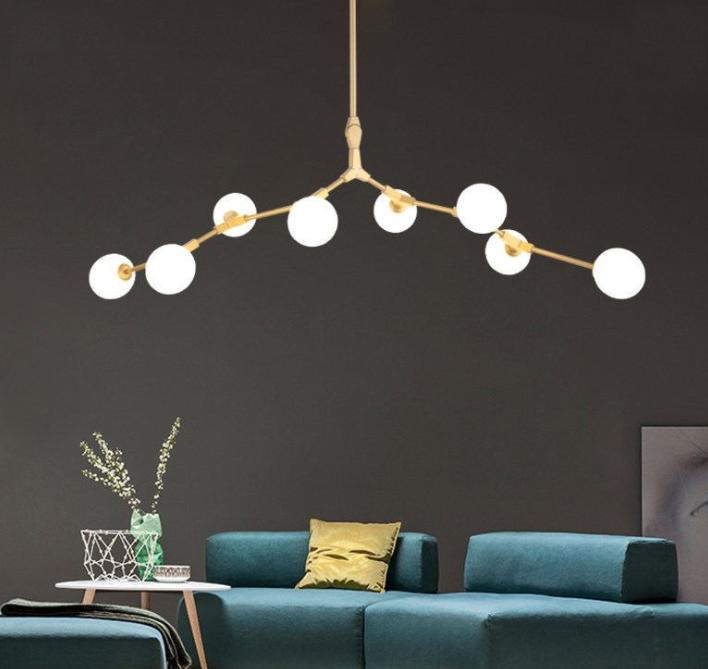 LED Branch Design DNA Molecular Pendant Light