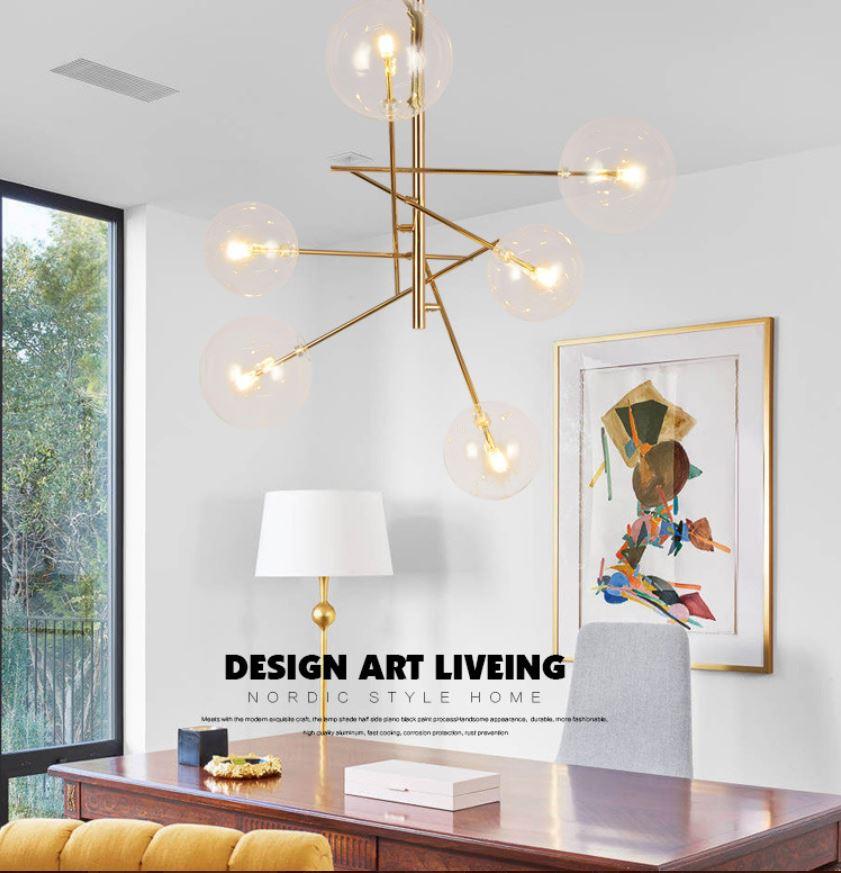 Postmodern North European style Magic Bean Pendant Light Chandelier