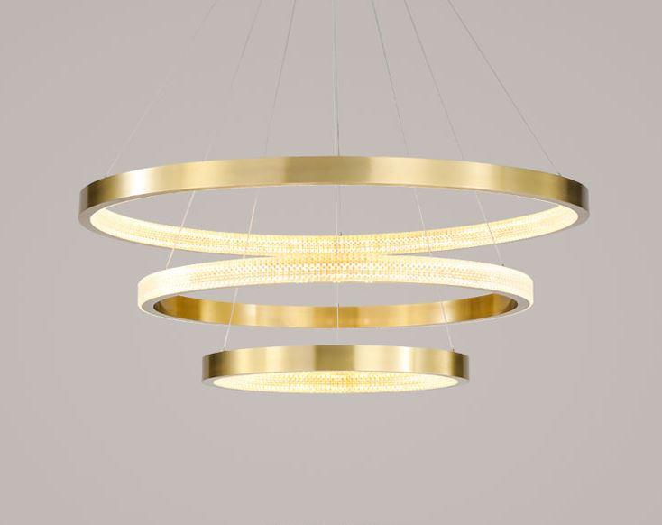 LED Circle Rings Pendant Chandelier