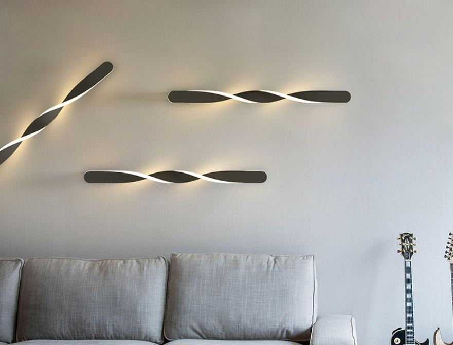 LED Spiral Wall Light