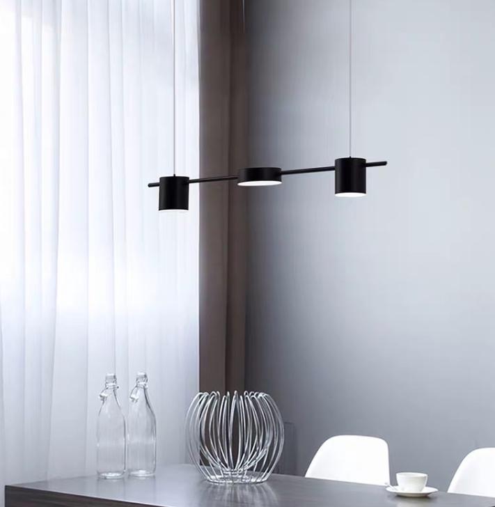 LED Disc & Cylinder Pendant Light