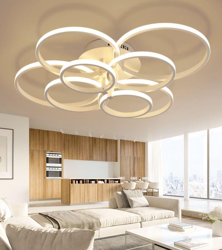 Modern Multi-Circle LED Ceiling Light for Living Room – Lightingshop