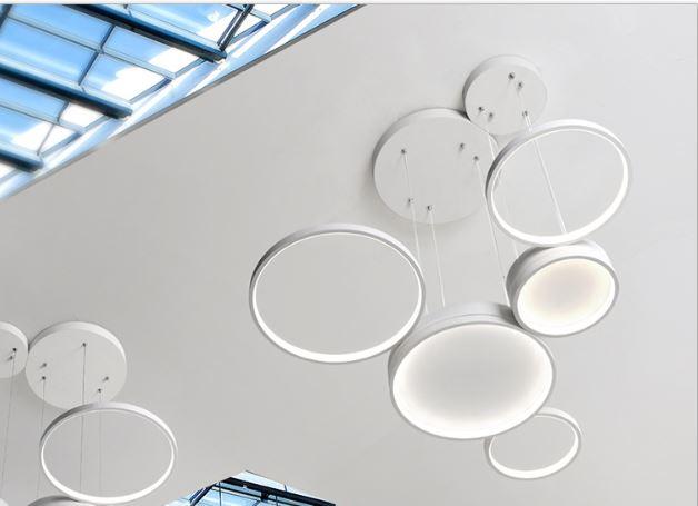 LED Postmodern Circle Pendant Light