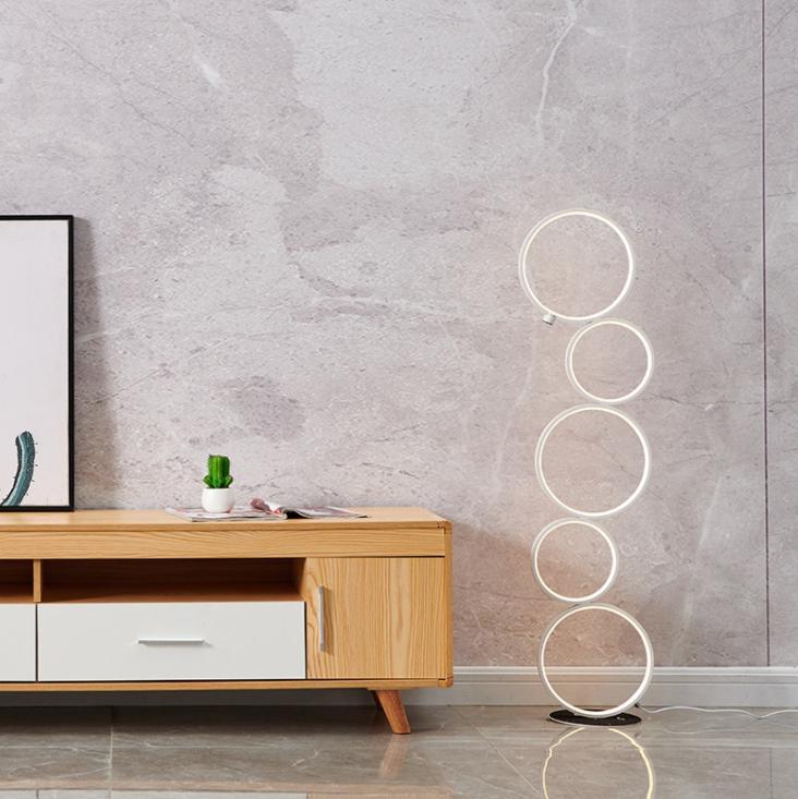 LED 5-Halo Decorative Floor Lamp