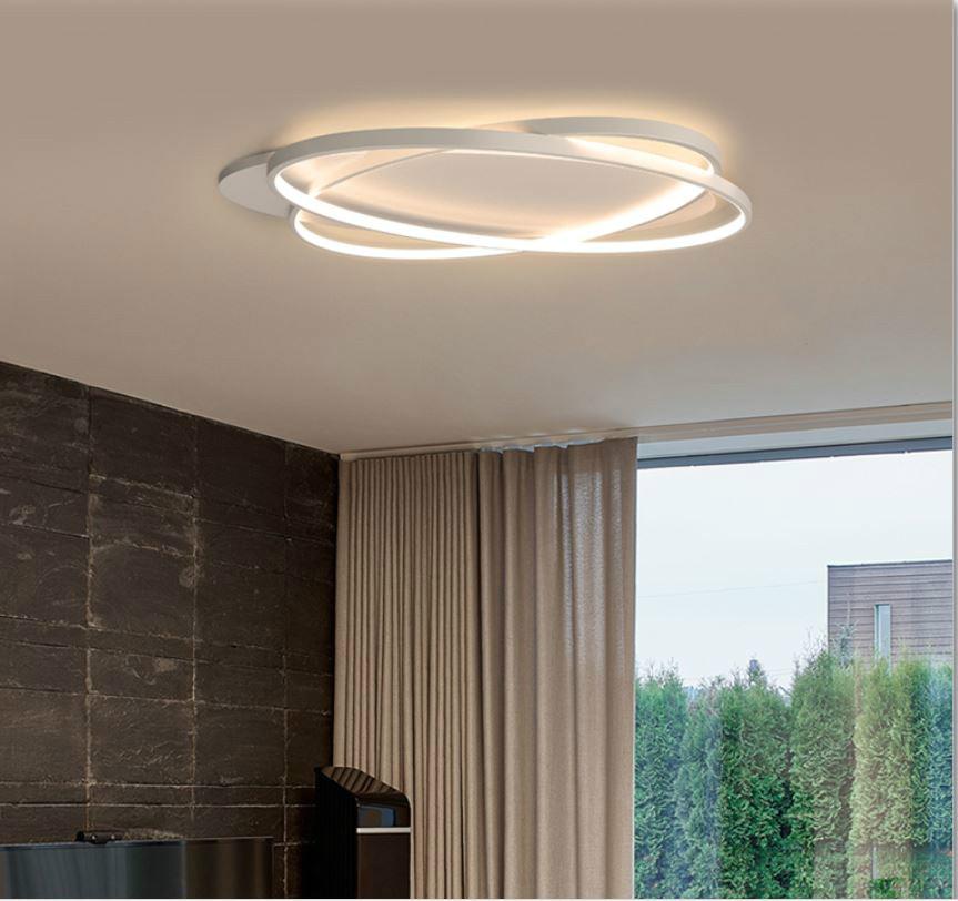 LED Double Ovals Metal Ceiling Light