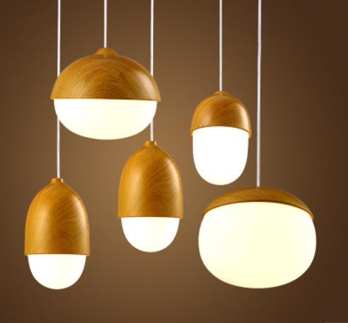 LED Chestnut Pendant Light for Restaurant Dining Room