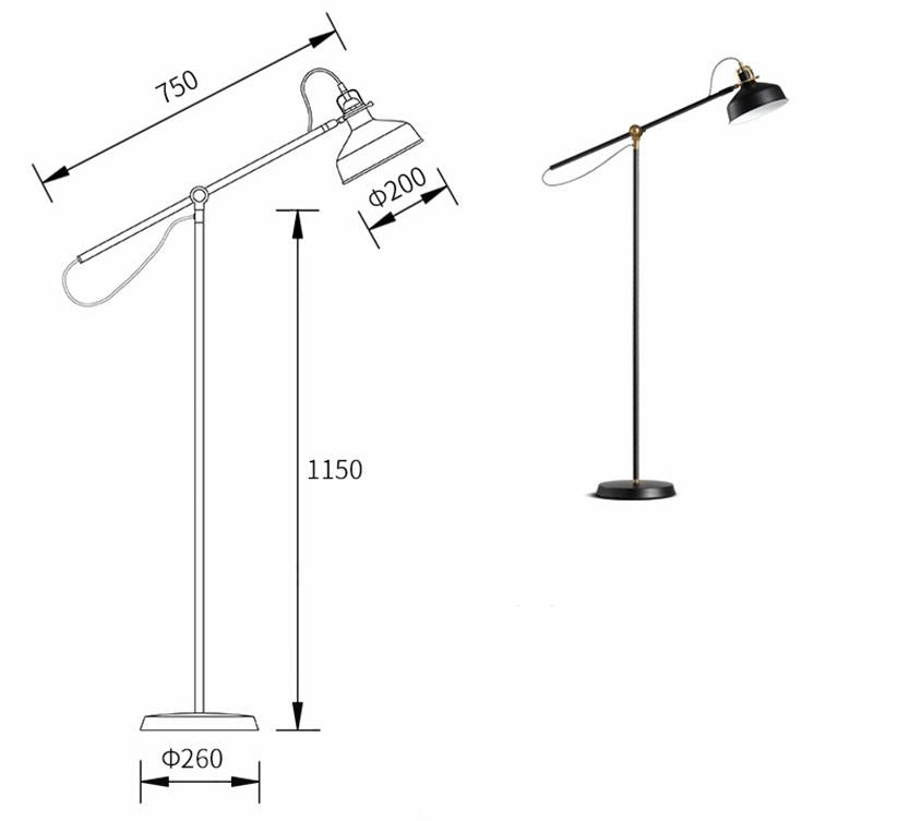 LED Adjustable Floor Lamp