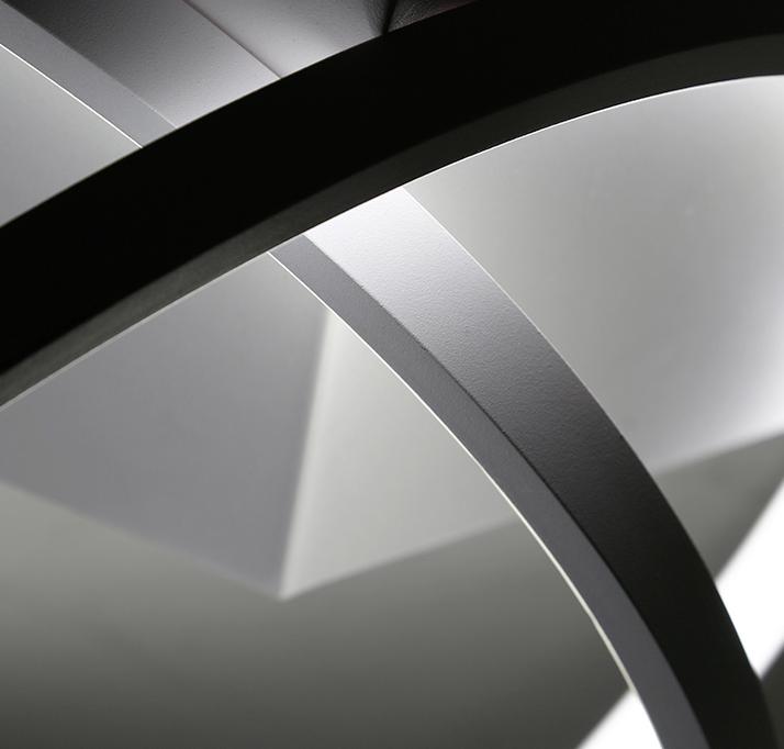 LED Modern TWINS-HALO Ceiling Light