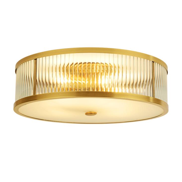 LED Modern Country Style Brass Ceiling Light