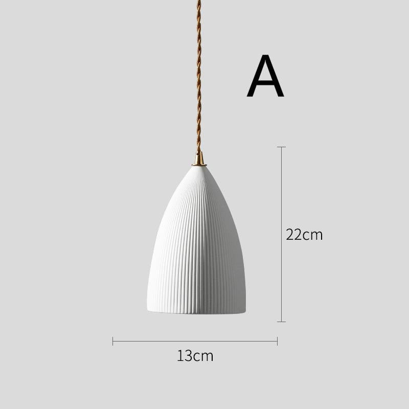 LED New Modern Simple Ceramic Pendant Light