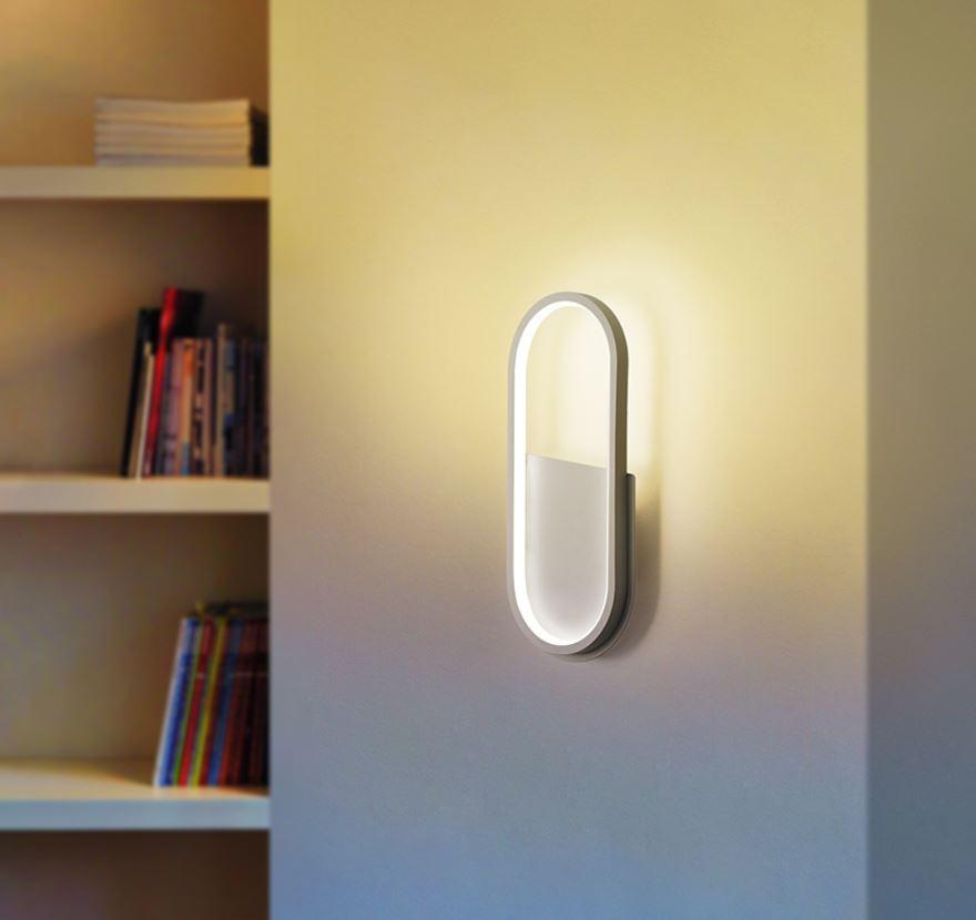 LED Oval Round Design Wall Light