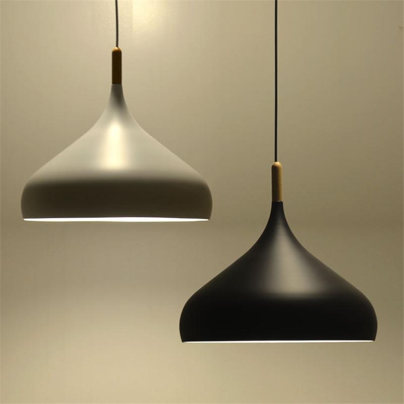 Postmodern LED Wood Pendant